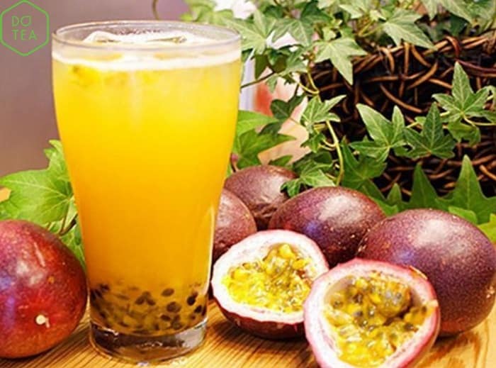 How to make red tea passion fruit